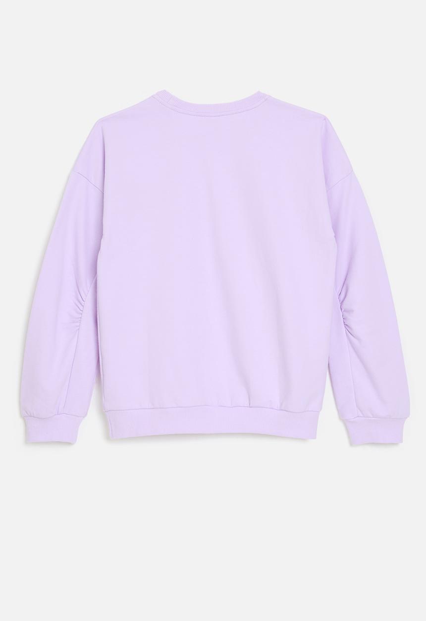 Pop Candy - Butterfly print top - lilac