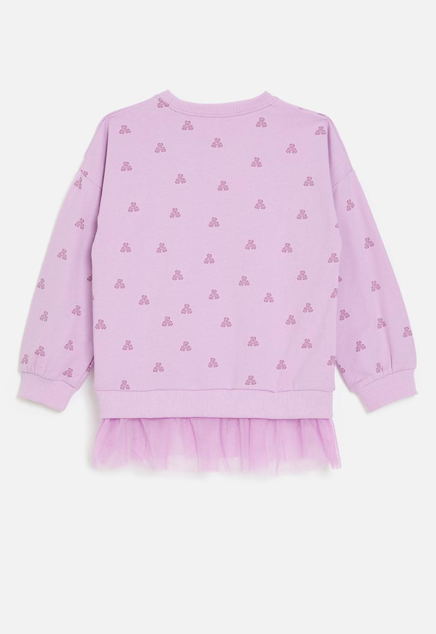 Pop Candy - Printed sweat dress - purple