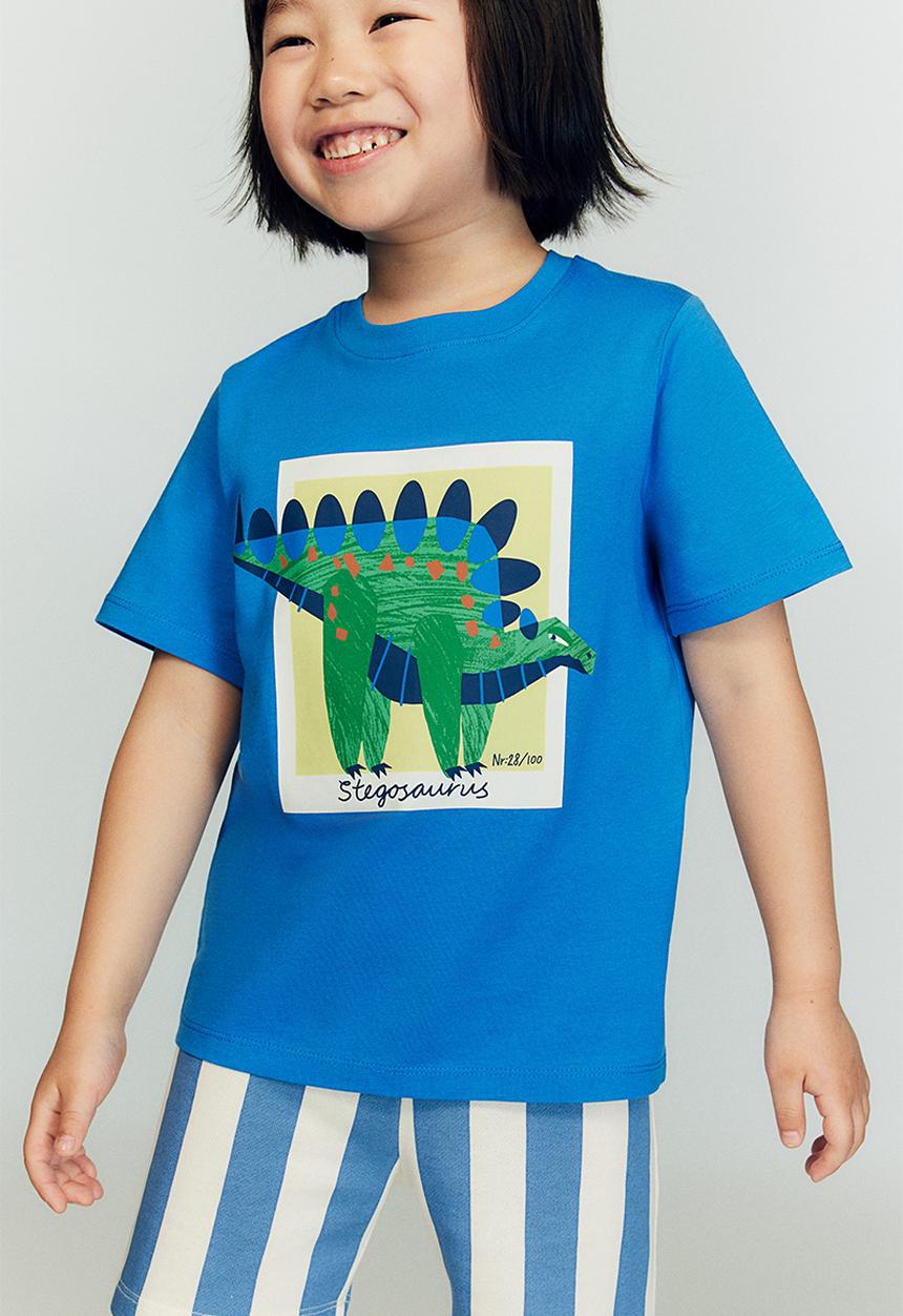 H&M - Printed T-shirt - Blue