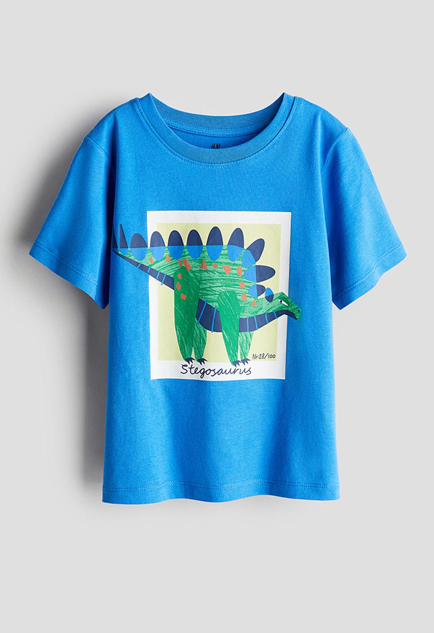 H&M - Printed T-shirt - Blue