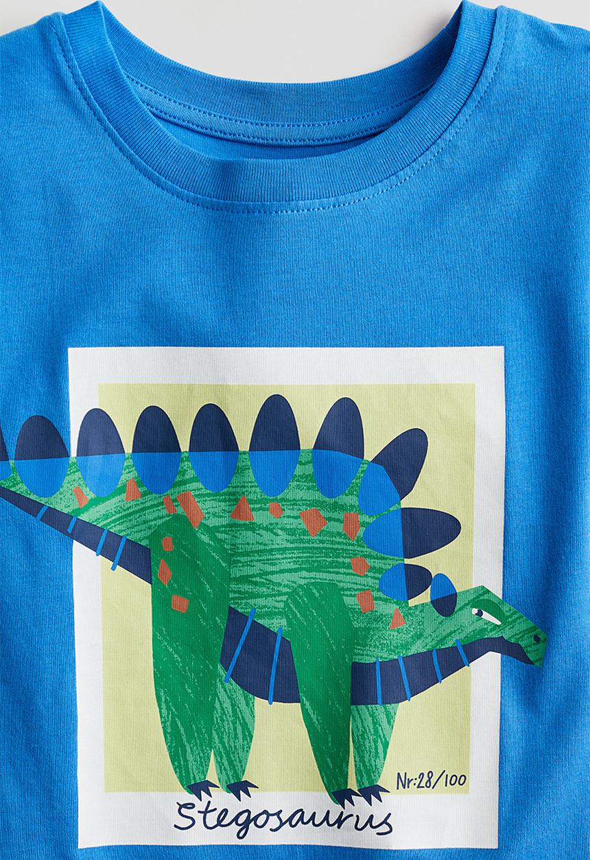 H&M - Printed T-shirt - Blue