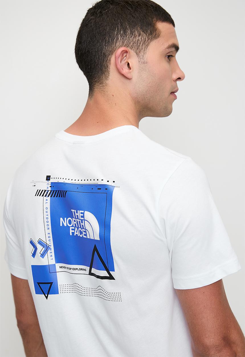 The North Face - M S/S Schematic Grid Tee - TNF White  (FN4)