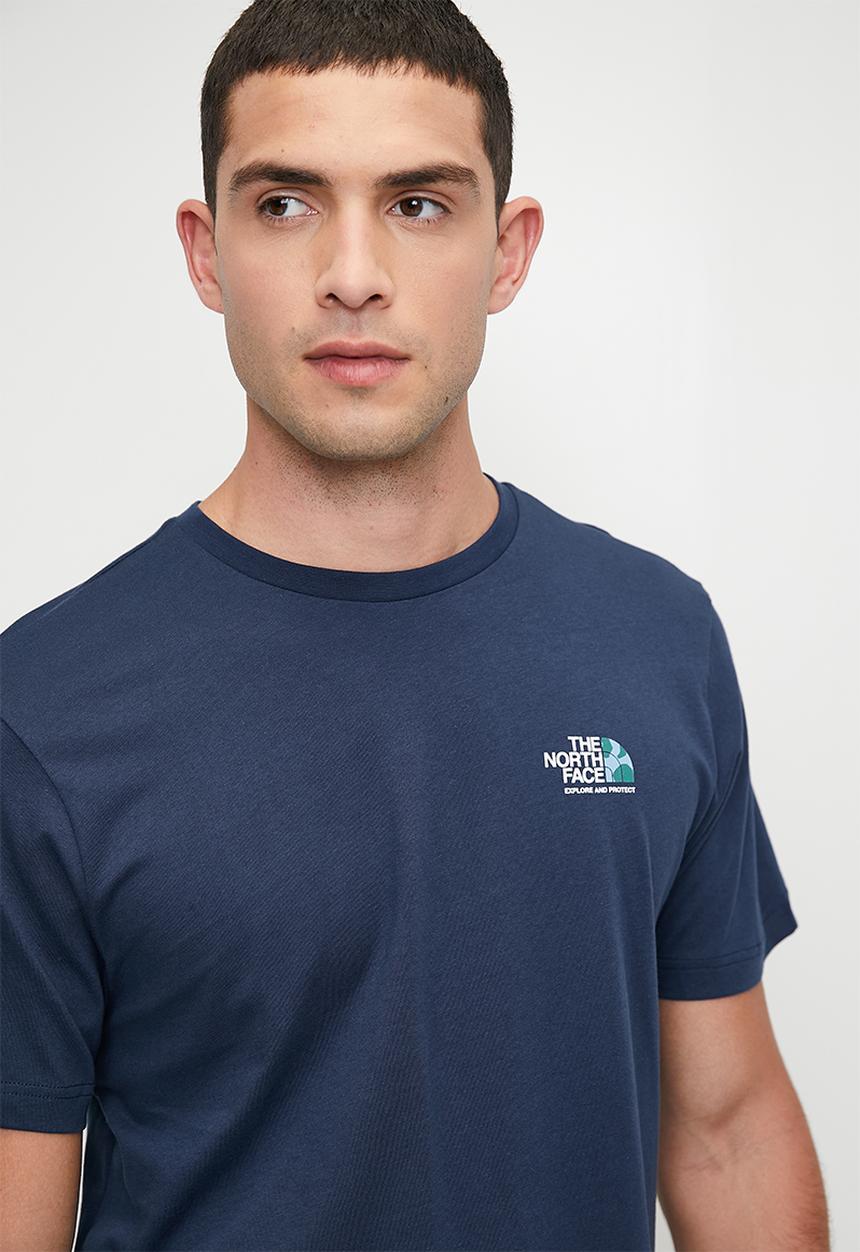 The North Face - M Short sleeve Earth Dome Tee - Summit Navy