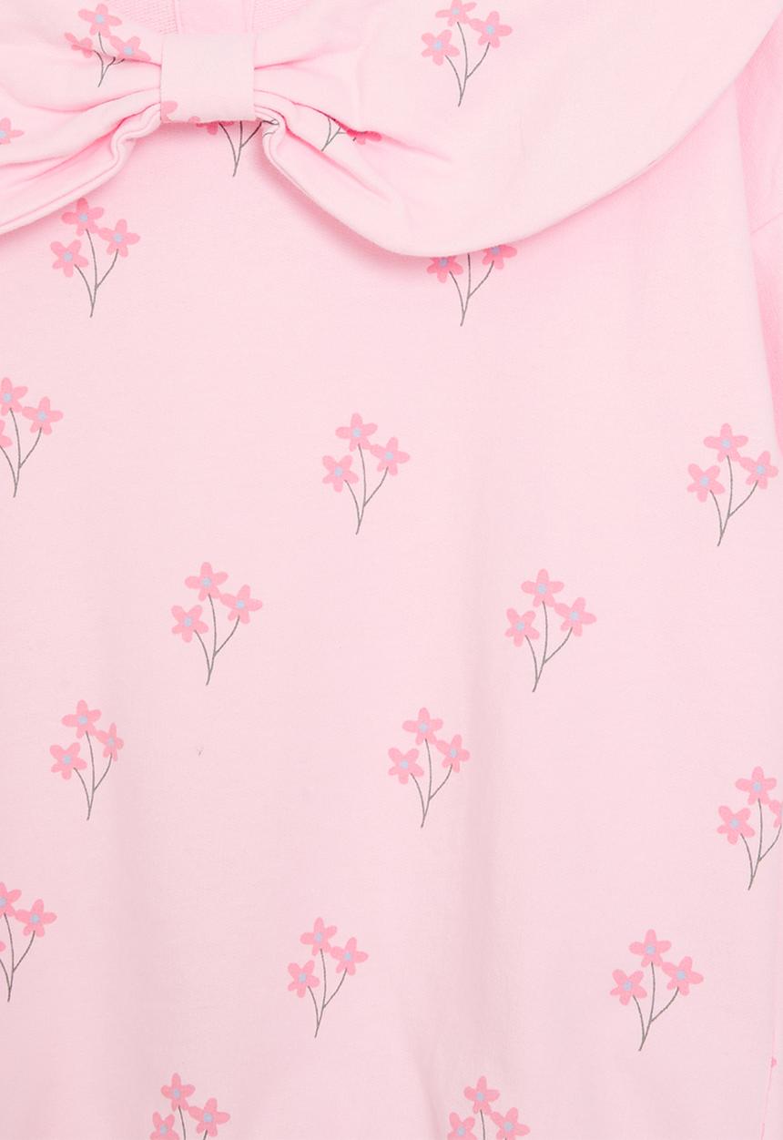 Pop Candy - Peter pan collar sweat top-pink