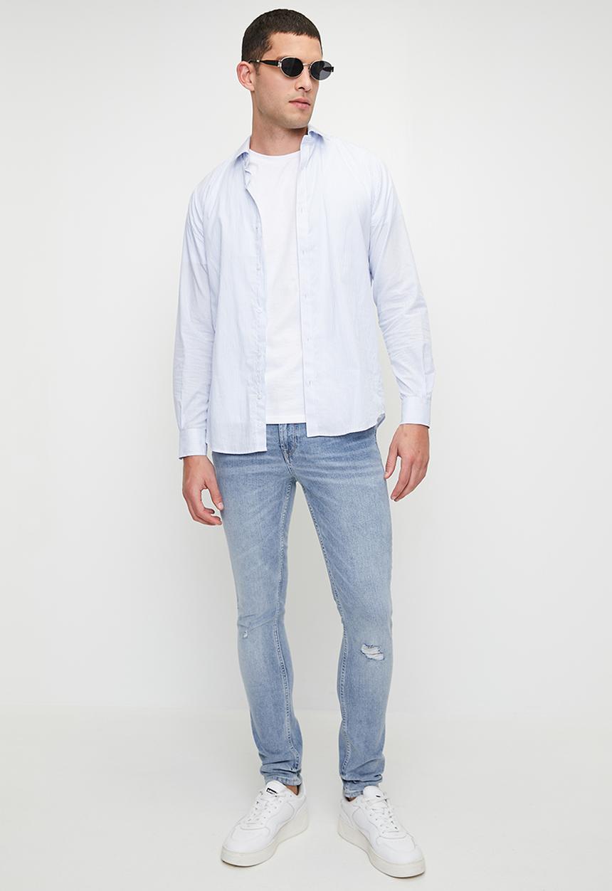 GUESS - Mns finn light wash super skinny