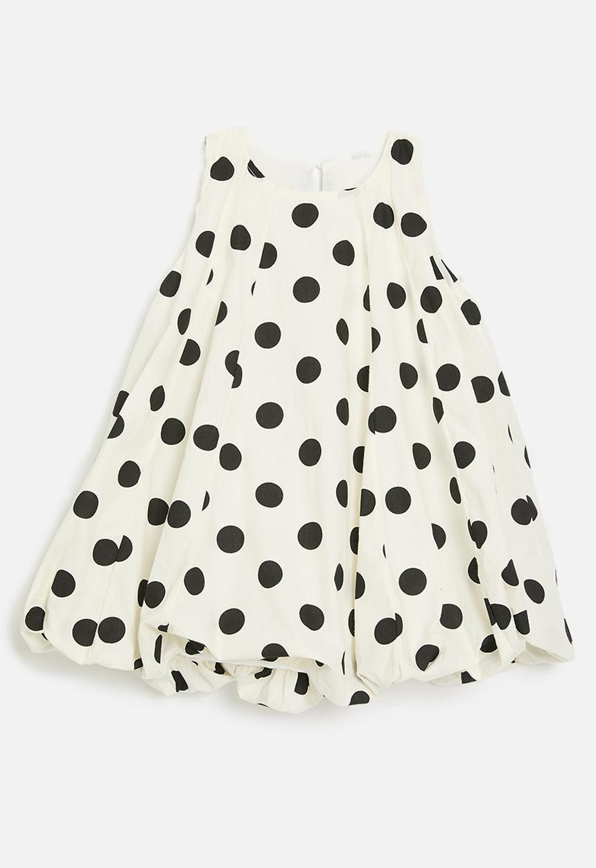 Pop Candy - Polka dot dress-black& white