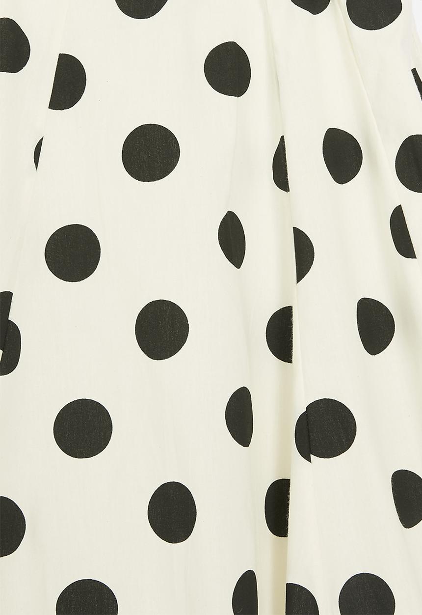 Pop Candy - Polka dot dress-black& white