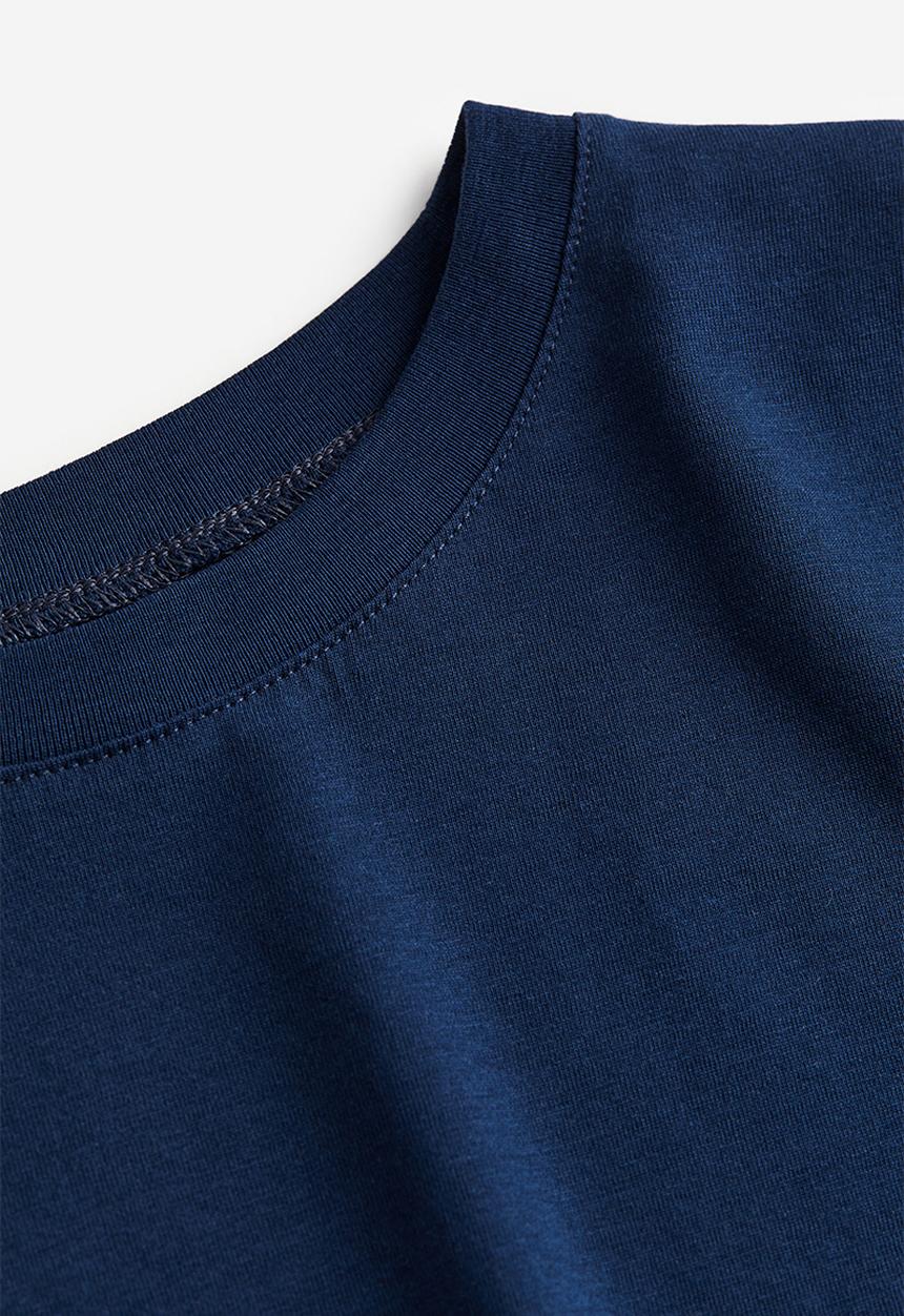 H&M - Cotton t-shirt - navy blue