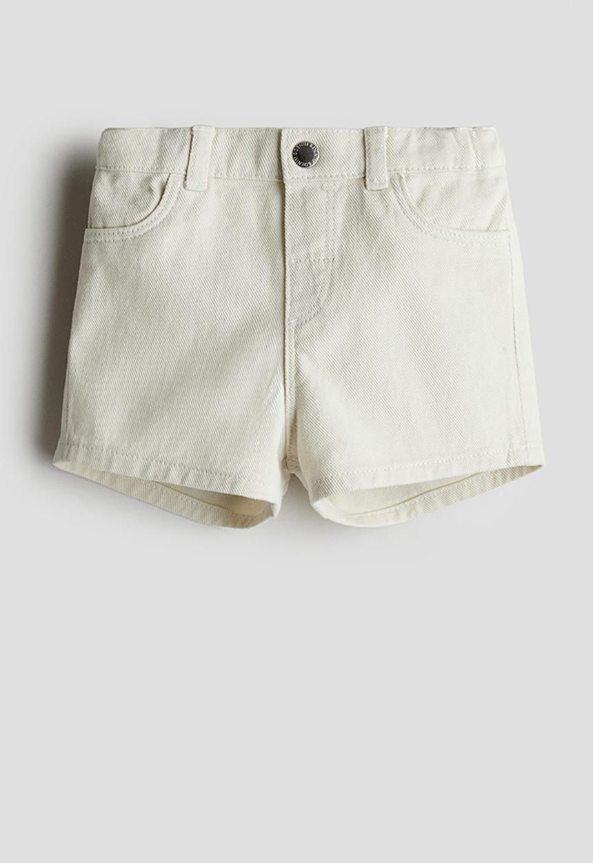 H&M - Denim shorts - white