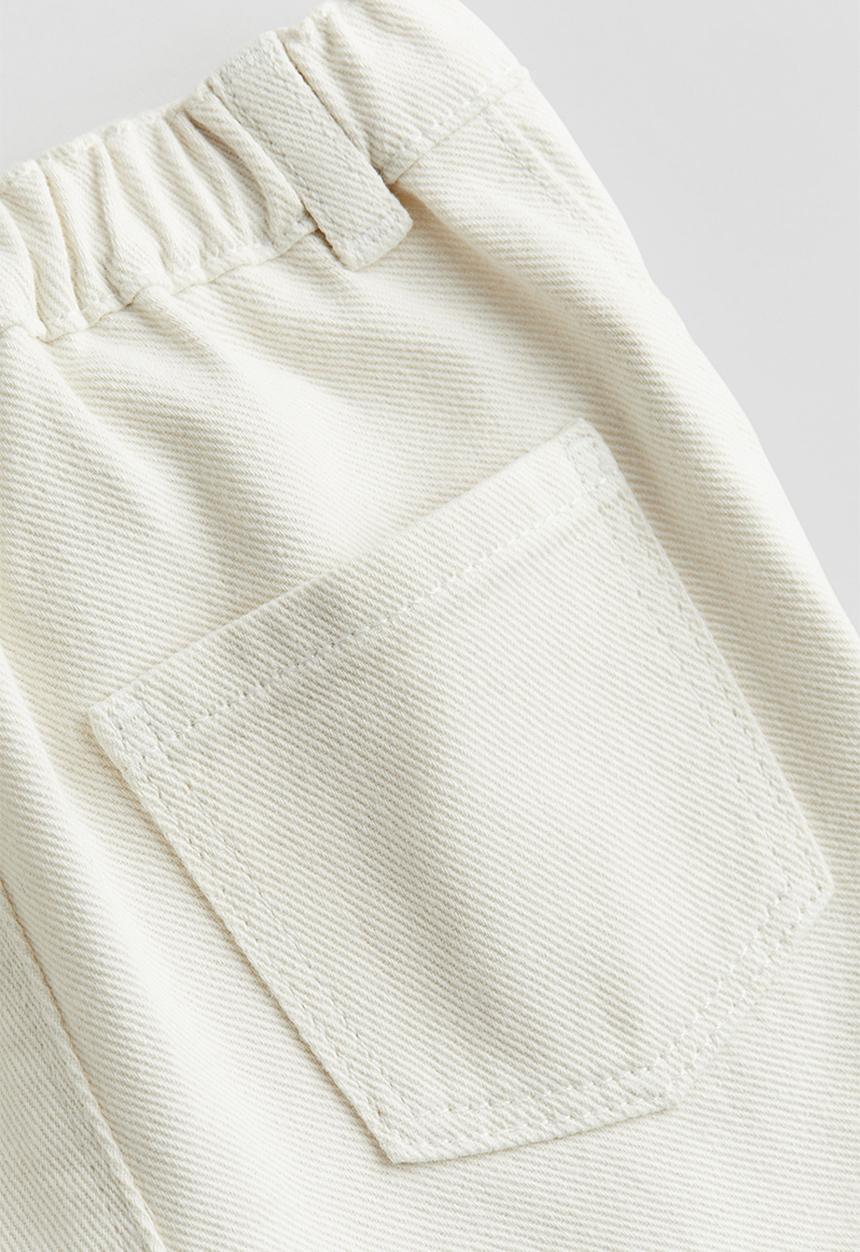 H&M - Denim shorts - white