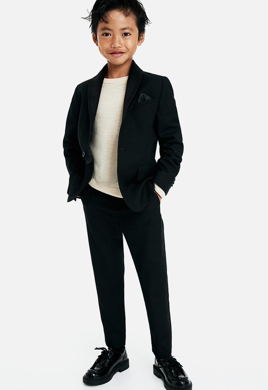 H&M - Tuxedo trousers - black