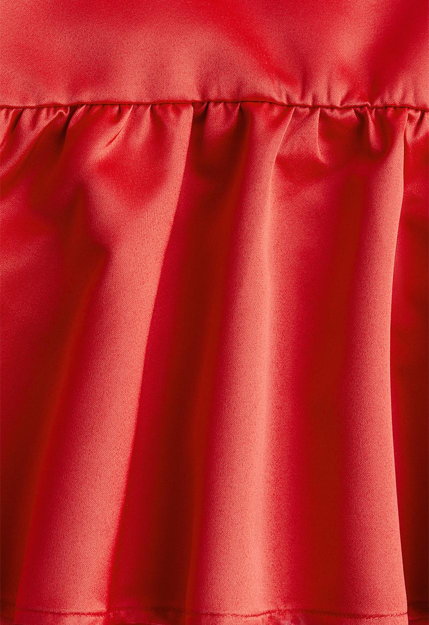 H&M - Satin dress - red