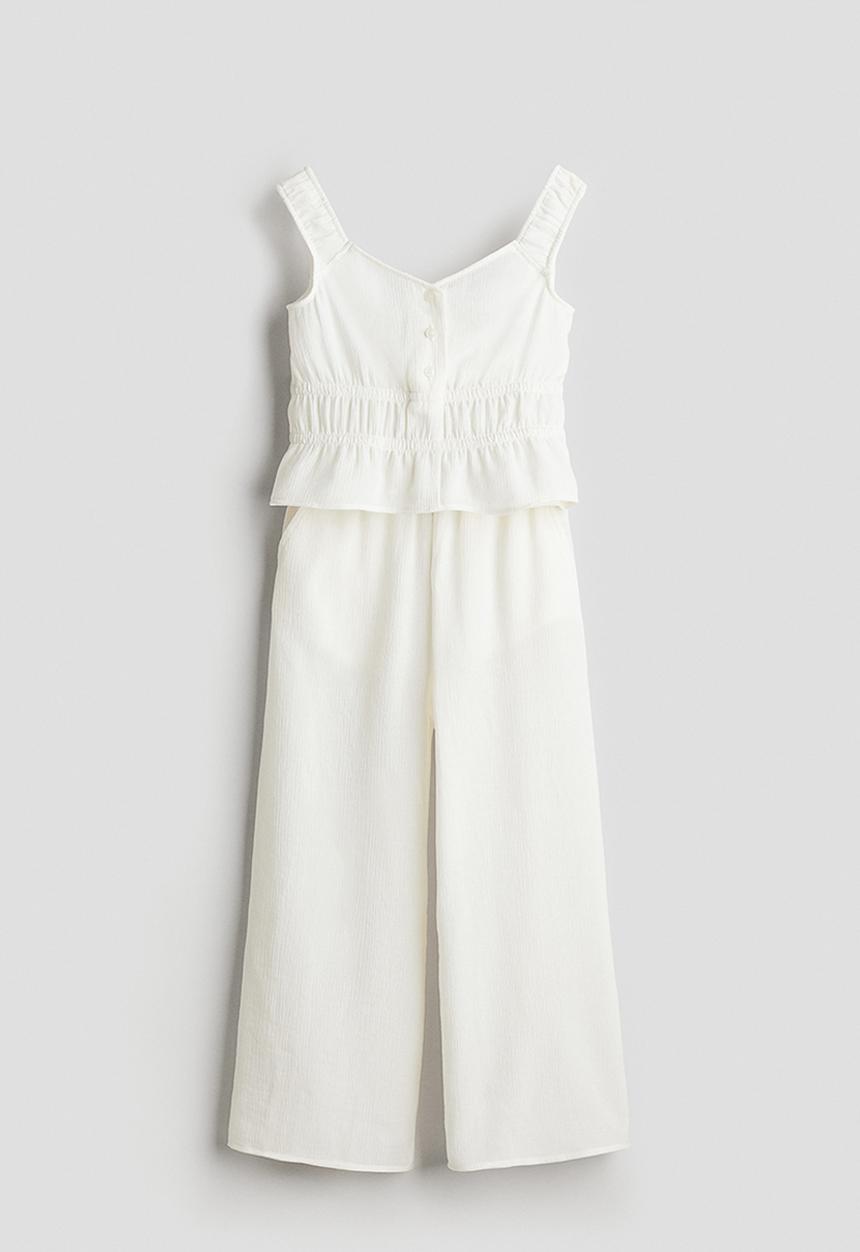 H&M - 2-Piece crêpe set - white