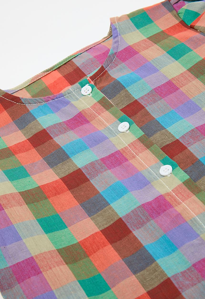 Pop Candy - Gingham top & bottom set - multi