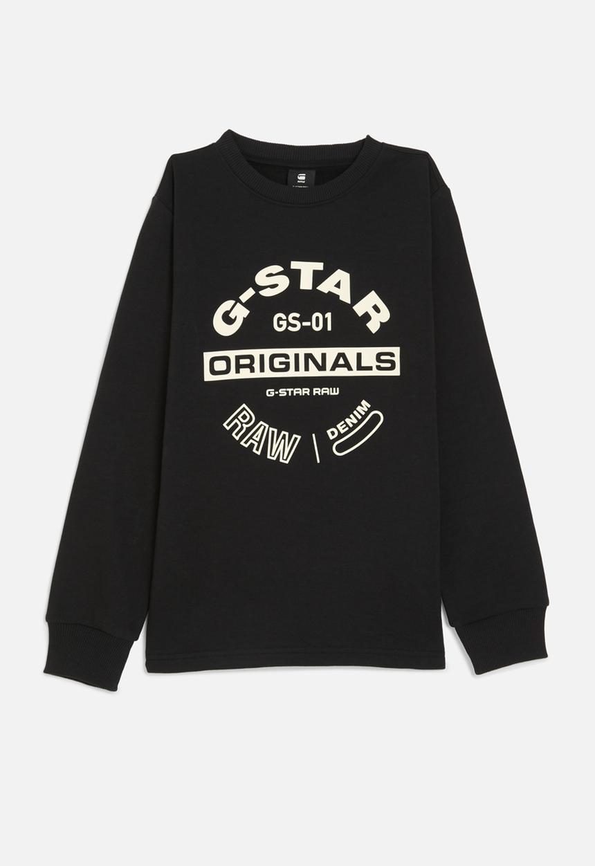G-STAR - Crew Sweater R Ub - Dk Black