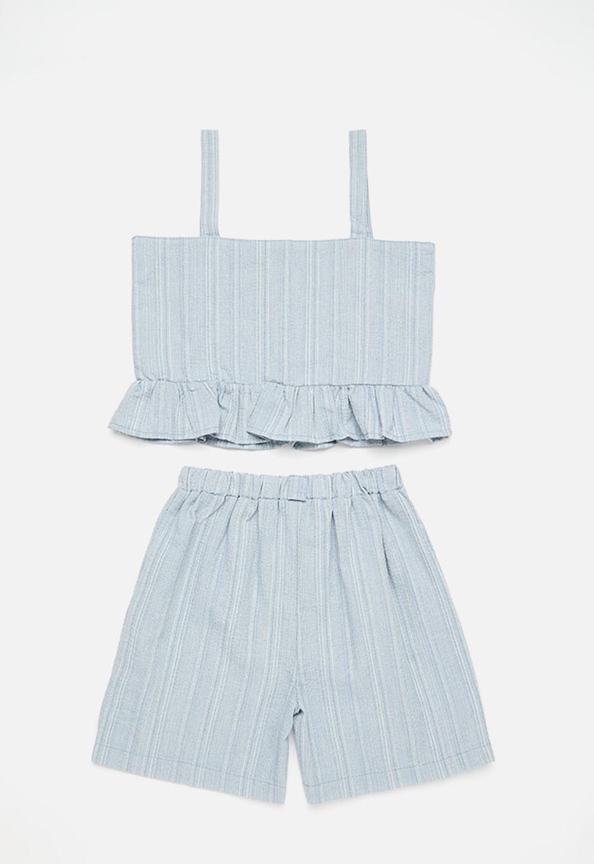 Pop Candy - Cami top & short set - blue