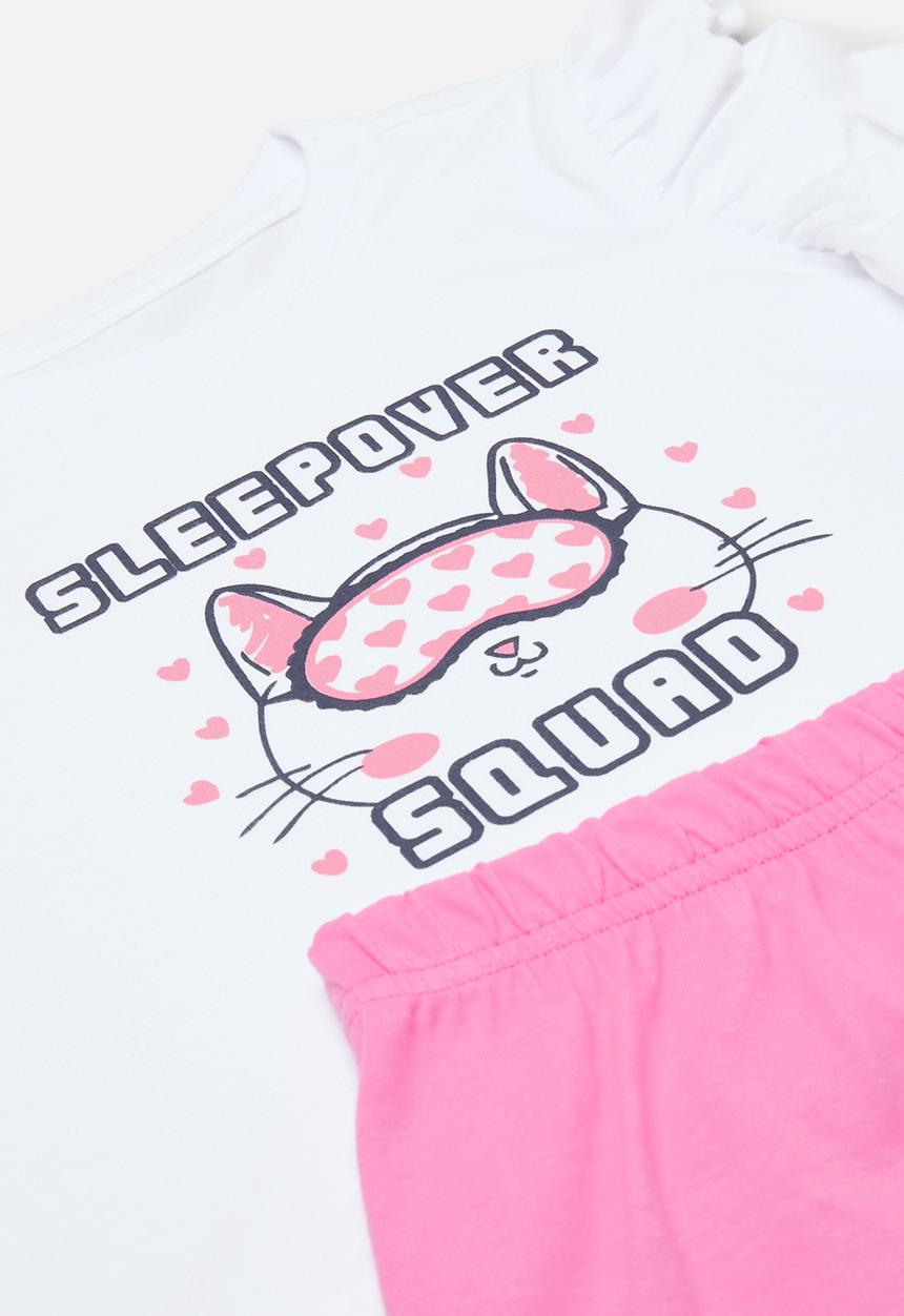 Pop Candy - Pj set - white/pink