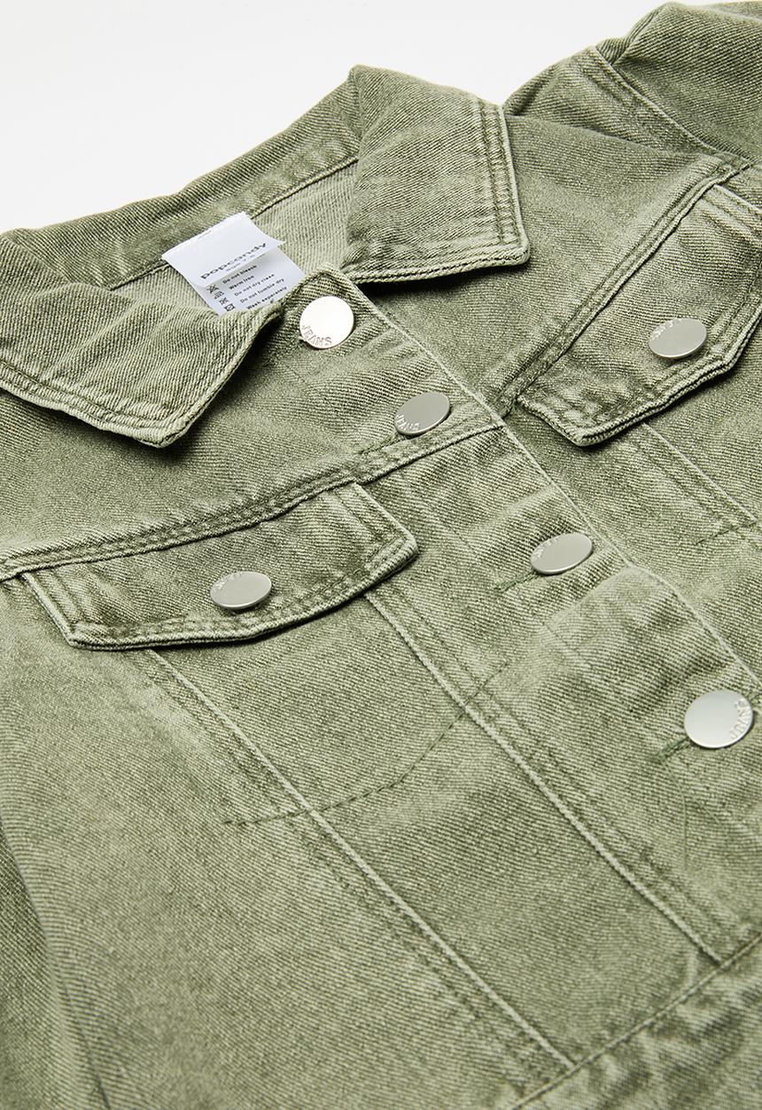 Pop Candy - Trucker jacket & skirt set - green 