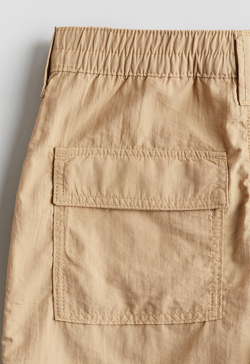 H&M - Wide cargo trousers - beige