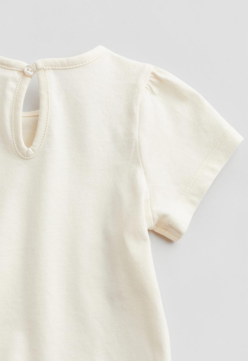 H&M - Printed jersey top - white,multi