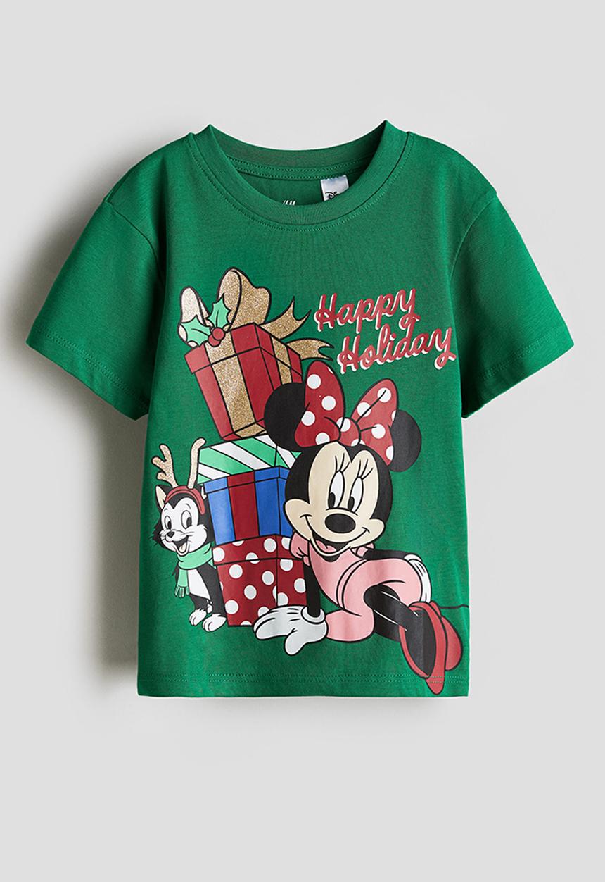 H&M - Printed t-shirt - green multi