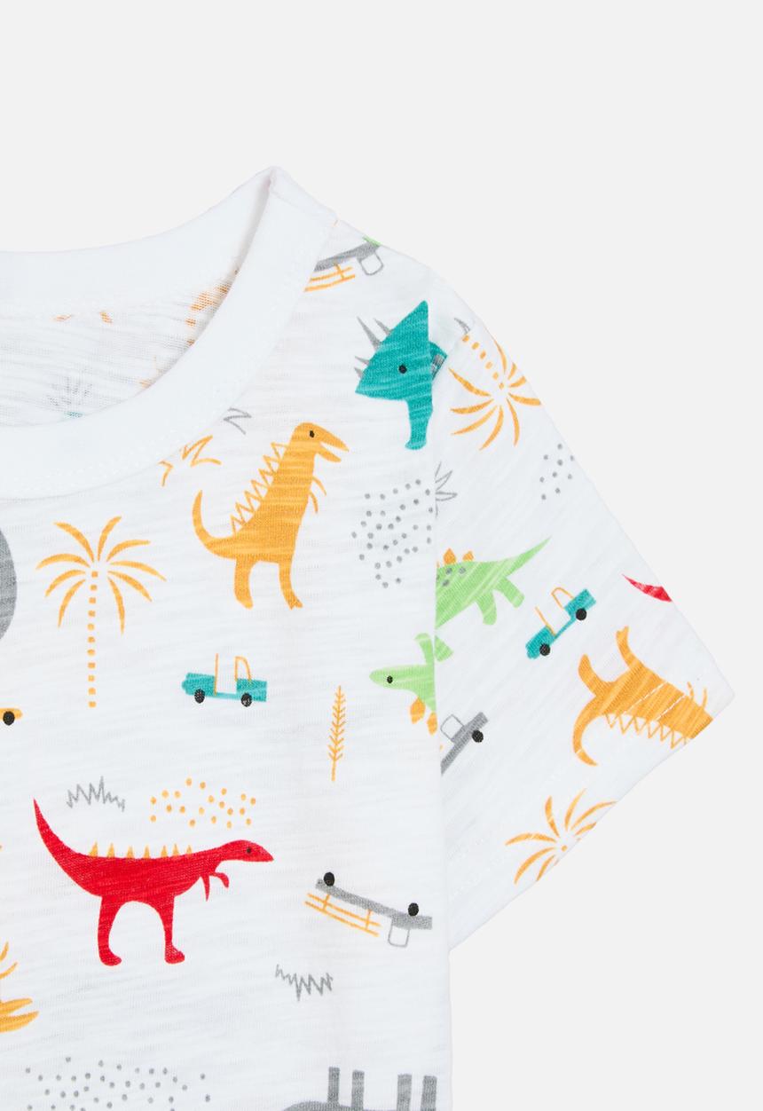 Pop Candy - Dino print tee - multi