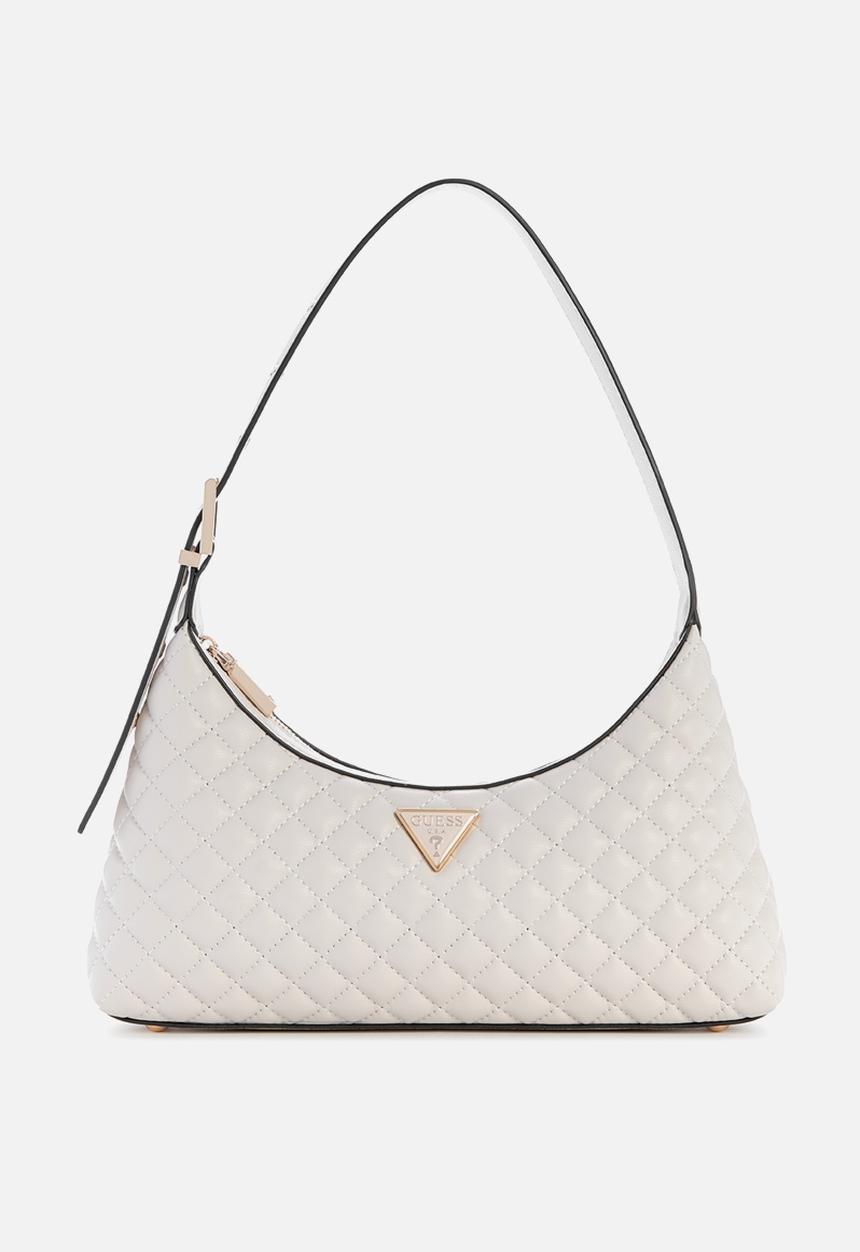 GUESS - Eco rianee shoulder bag - stone