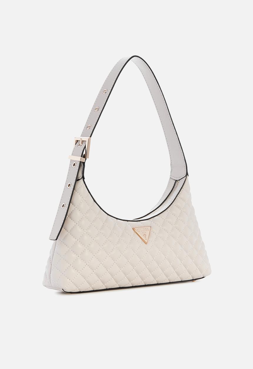 GUESS - Eco rianee shoulder bag - stone