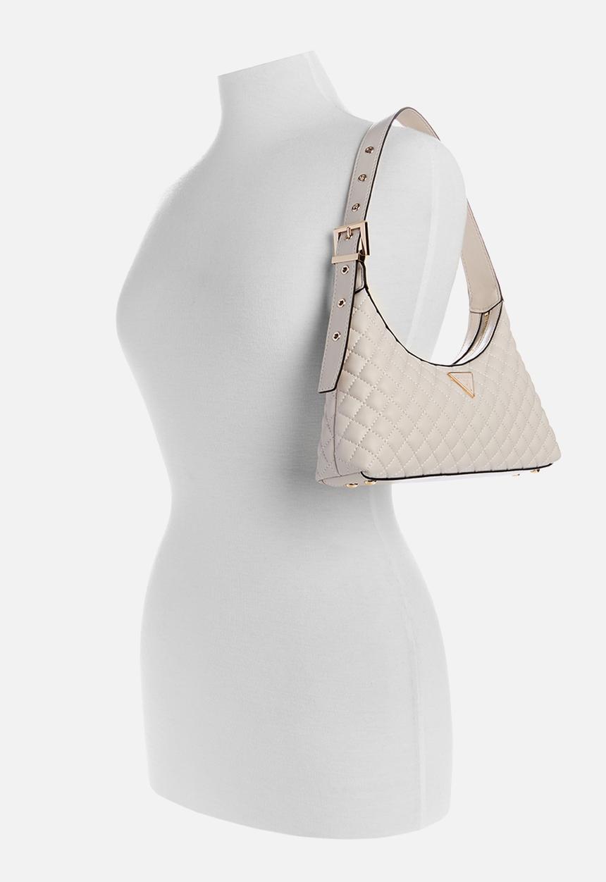 GUESS - Eco rianee shoulder bag - stone