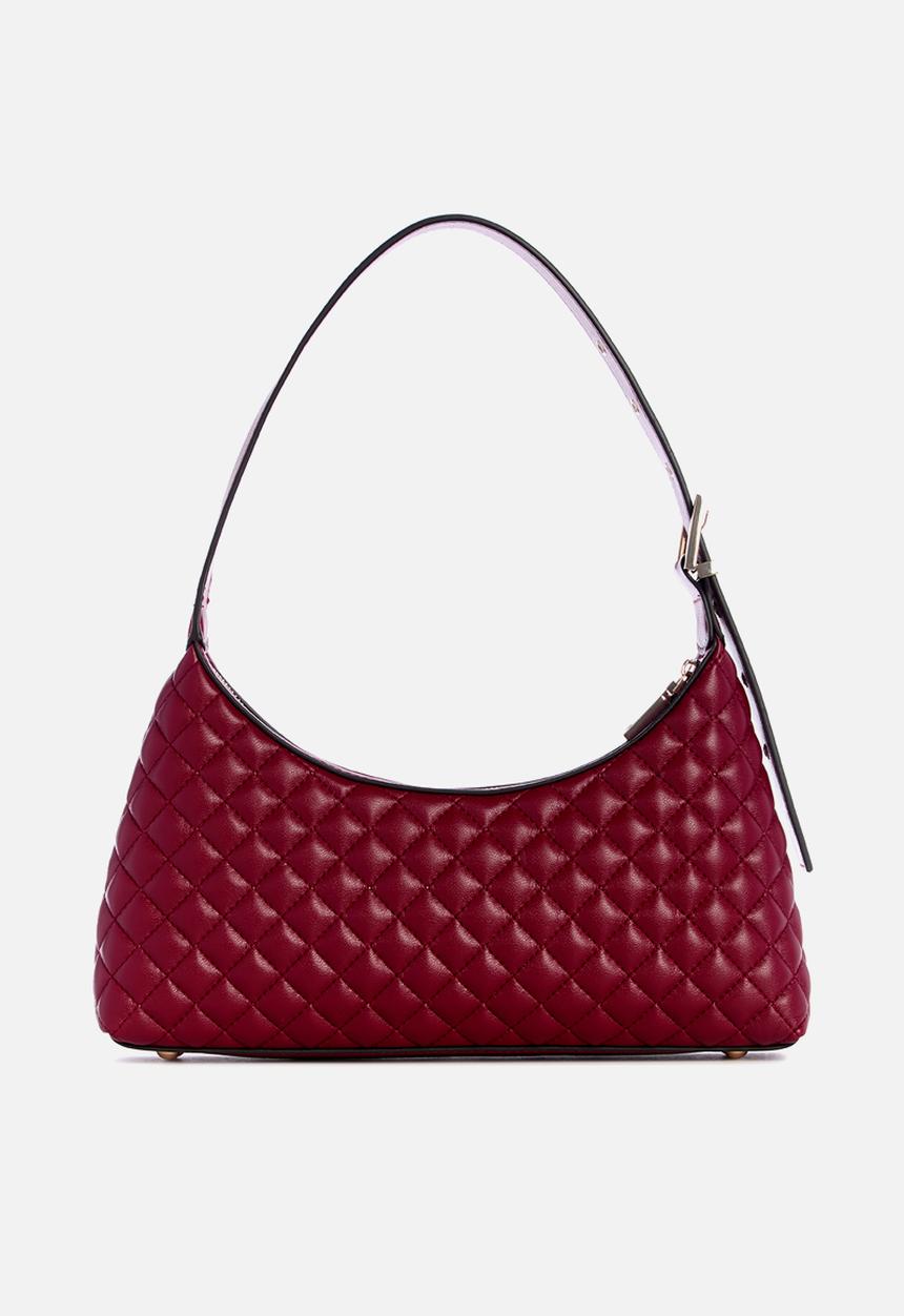 GUESS - Eco rianee shoulder bag - claret