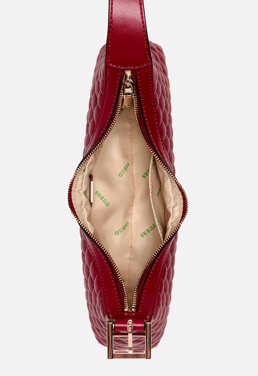 GUESS - Eco rianee shoulder bag - claret