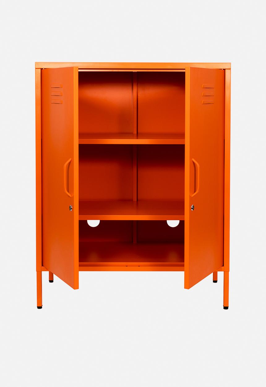 Popstrukt - Sugar Cube Cabinet - Soda Pop Orange