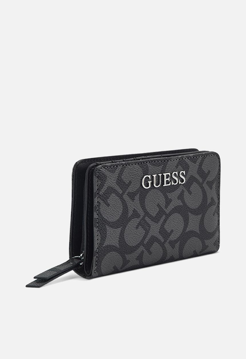 GUESS - Abbas french wallet - coal