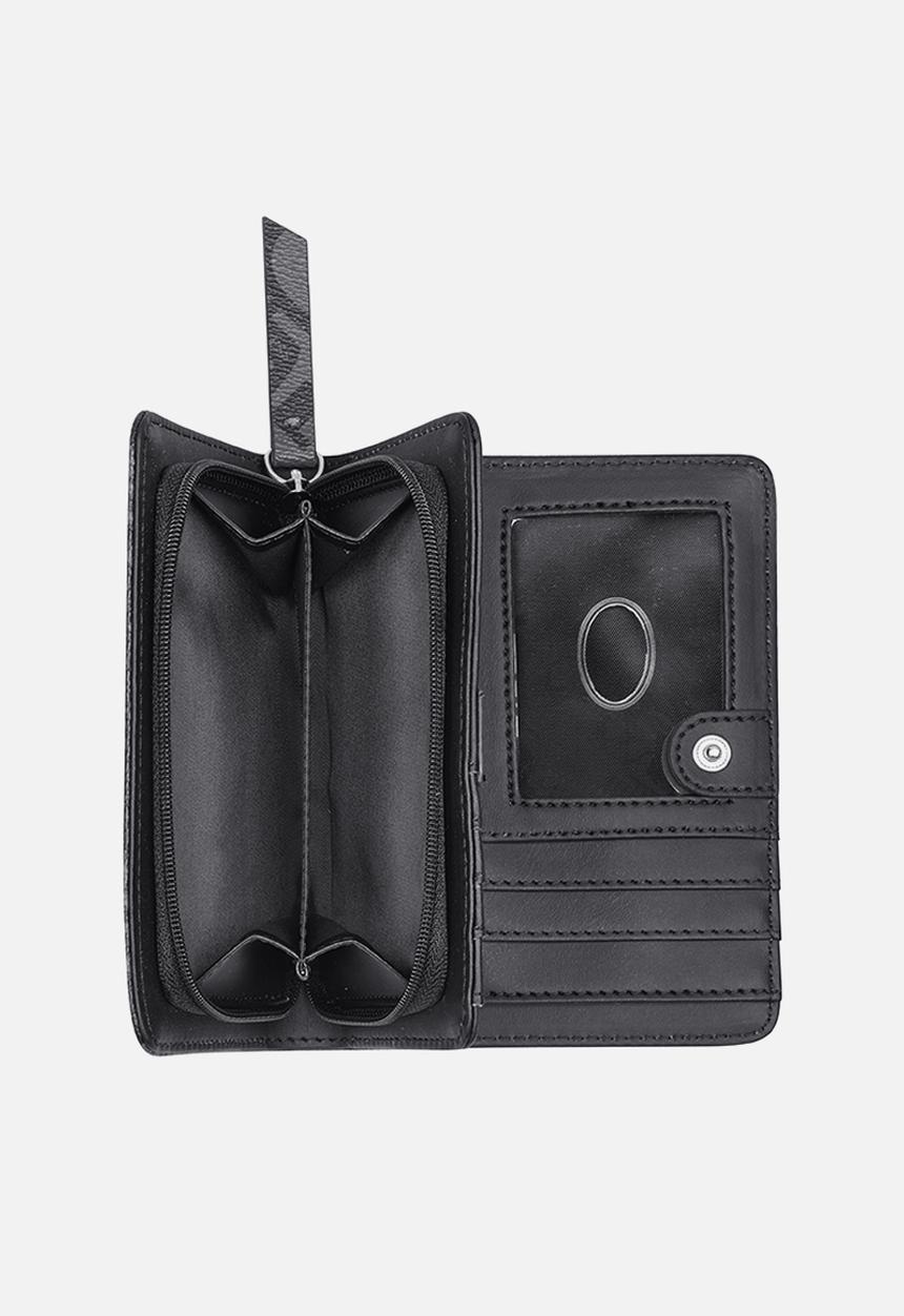 GUESS - Abbas french wallet - coal