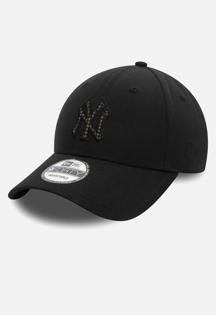 New Era - Check Infill 9Forty® New York Yankees - Black-Black