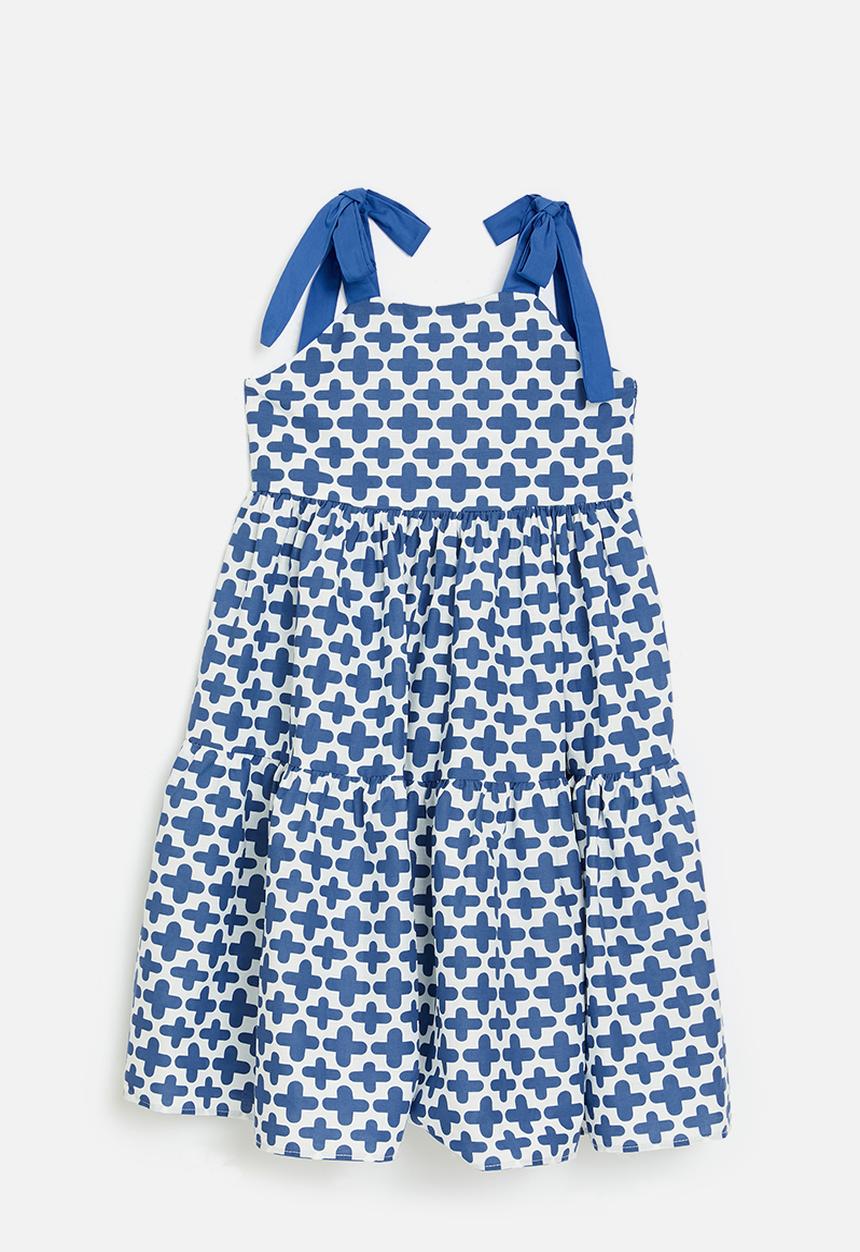 Pop Candy - Dress - blue & white