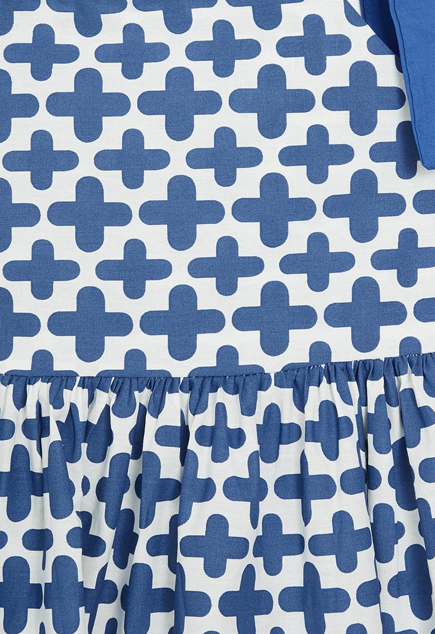 Pop Candy - Dress - blue & white