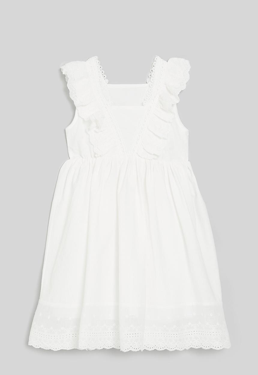 Pop Candy - Anglaise dress - white