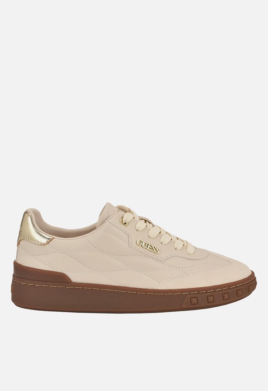 GUESS - Iquilt sport luxe nappa sneaker - sand