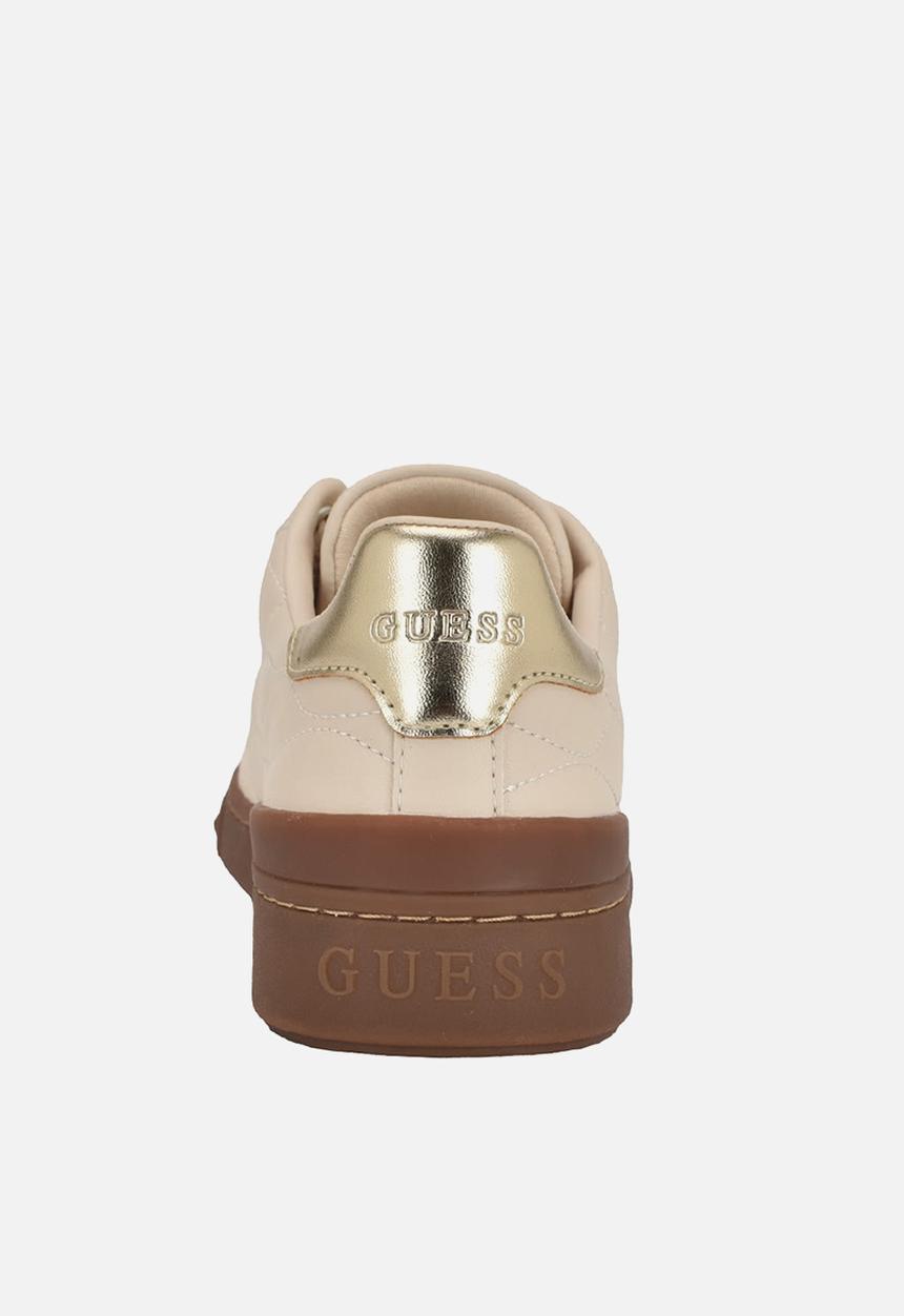 GUESS - Iquilt sport luxe nappa sneaker - sand