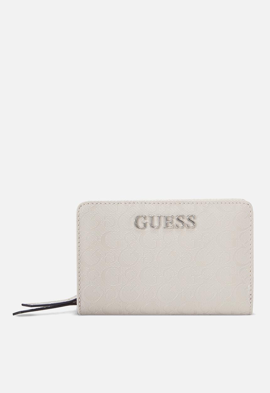 GUESS - Abbas french wallet - sand