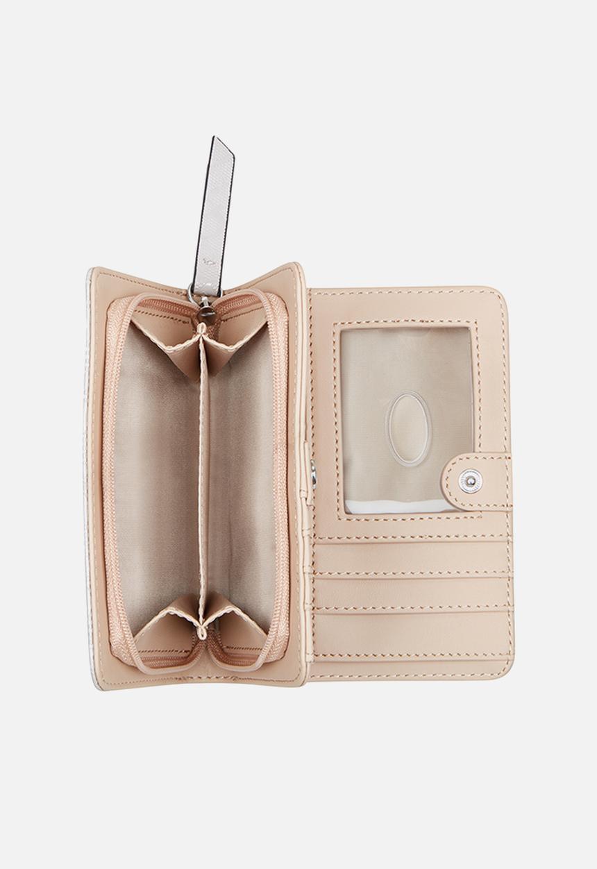 GUESS - Abbas french wallet - sand