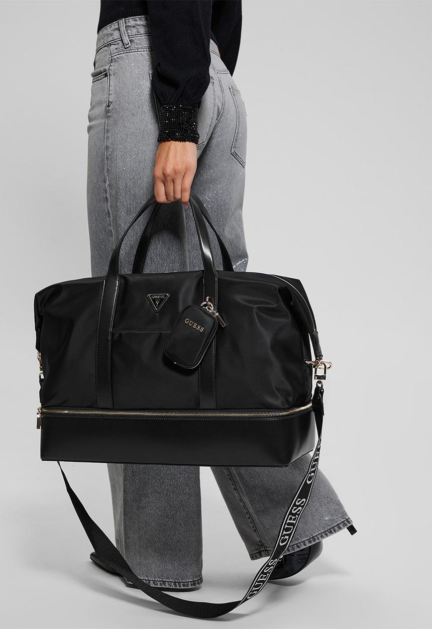GUESS - G Wave zip bottom duffel - black