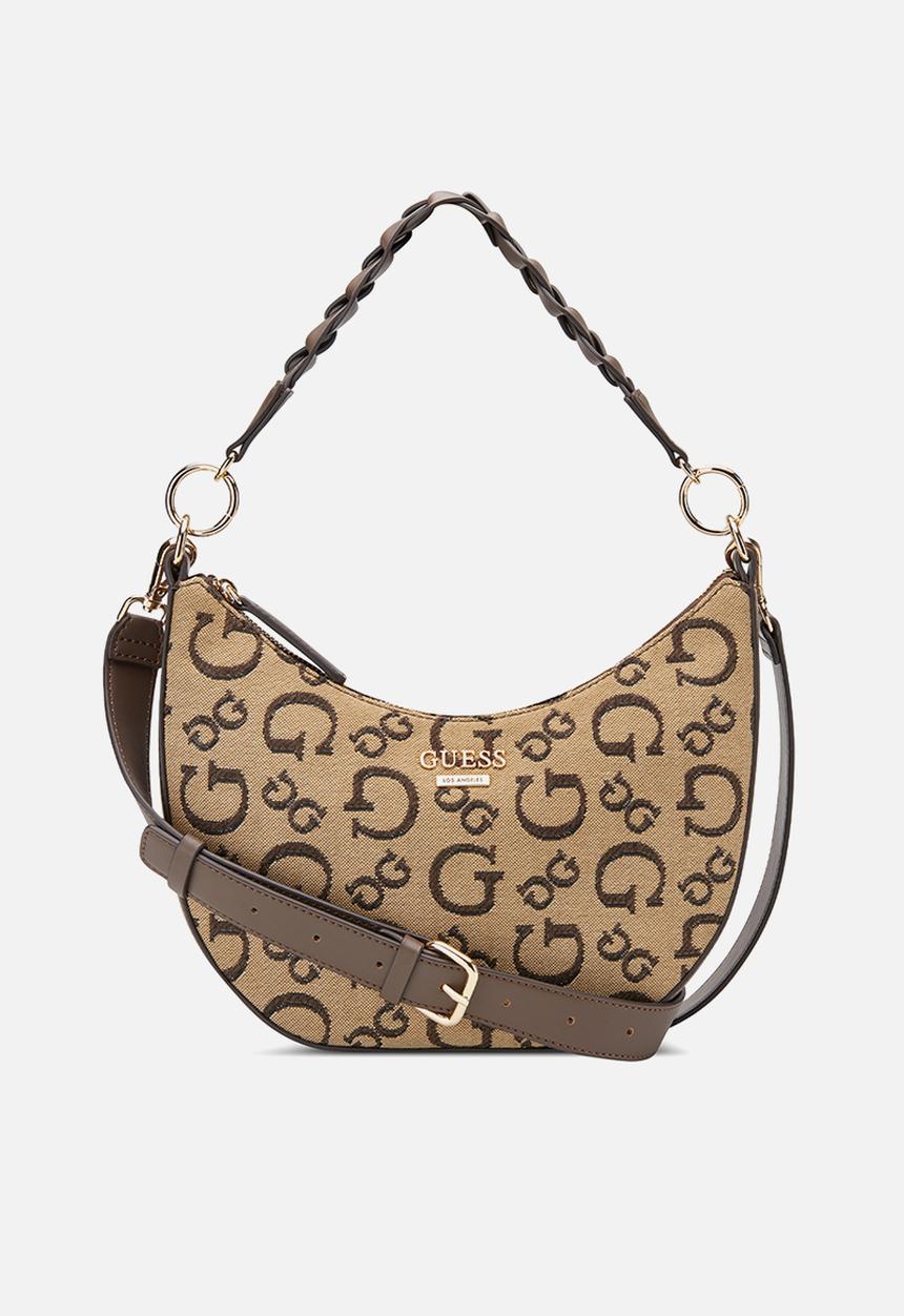 GUESS - Monica mini shoulder bag - brown