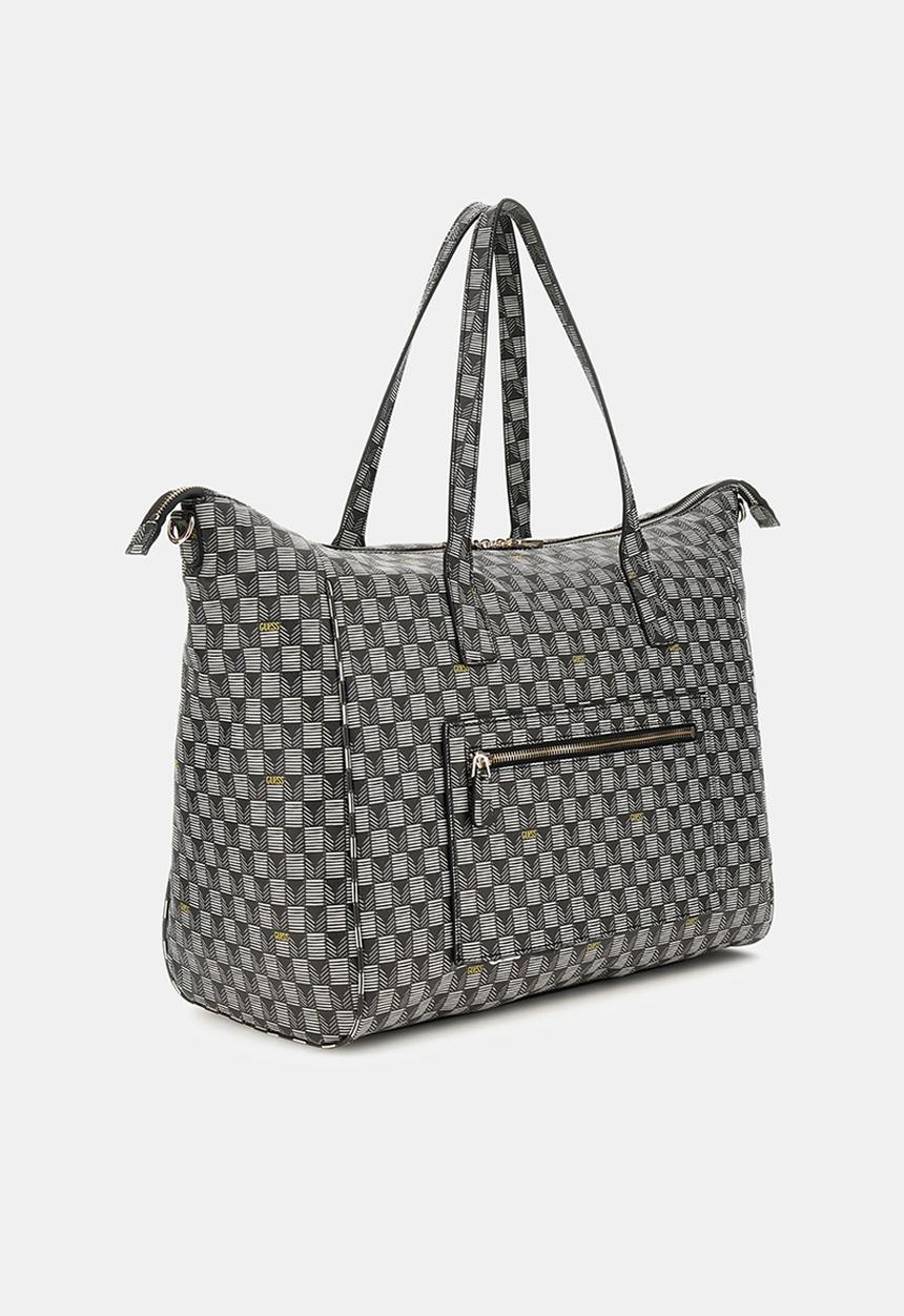 GUESS - G Wave carryon large tote - black logo 