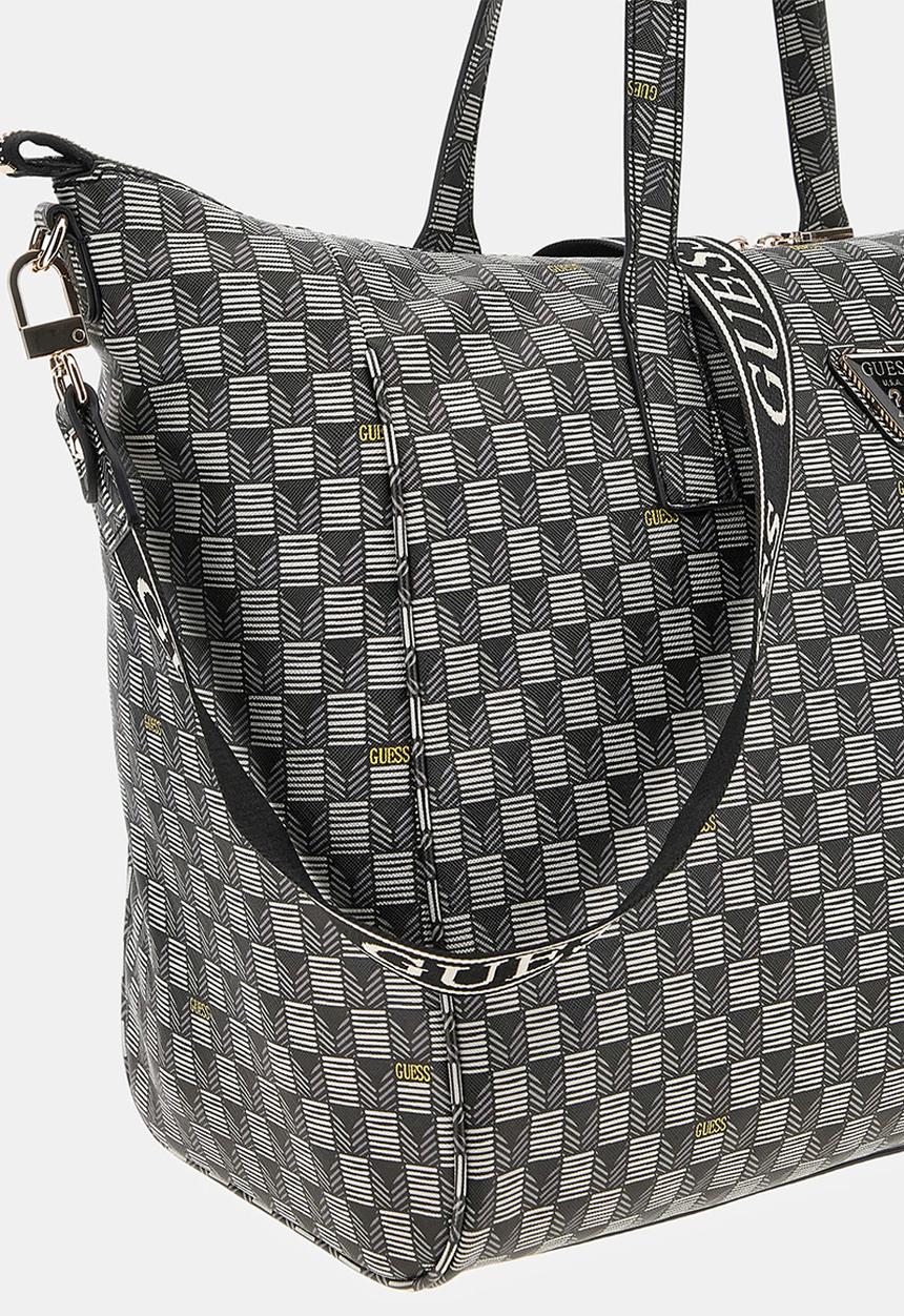 GUESS - G Wave carryon large tote - black logo 