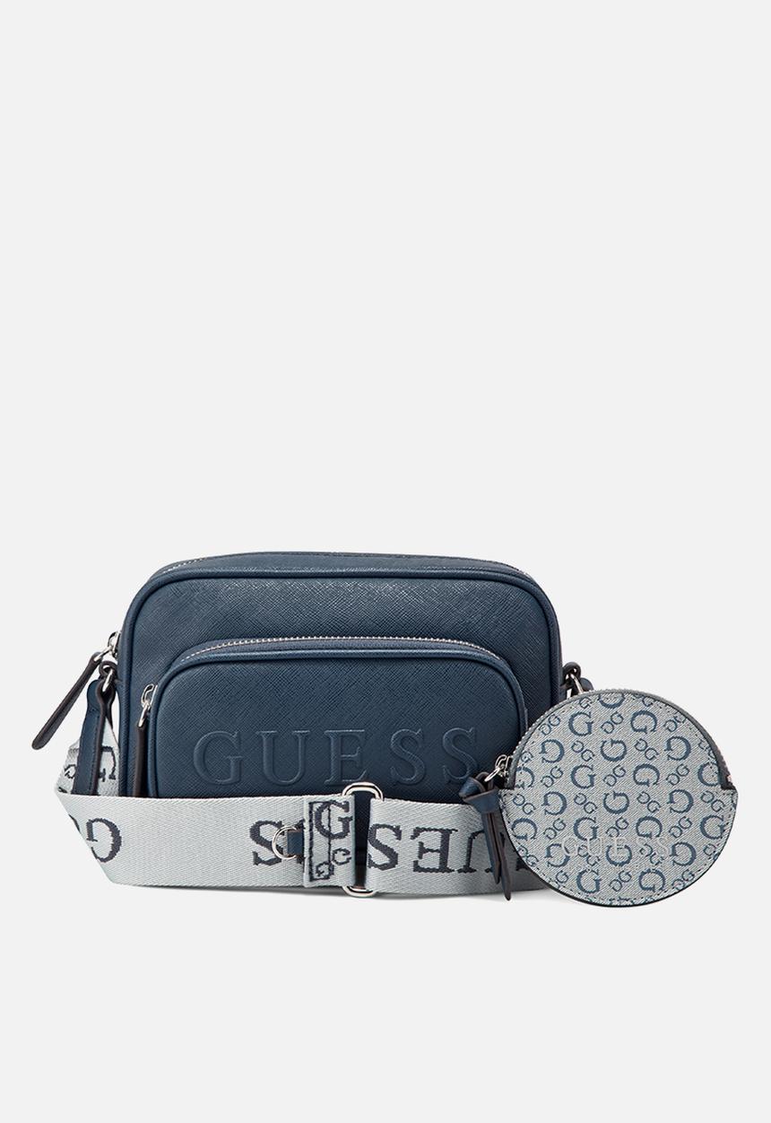 GUESS - Lya mini double zip crossbody - midnight