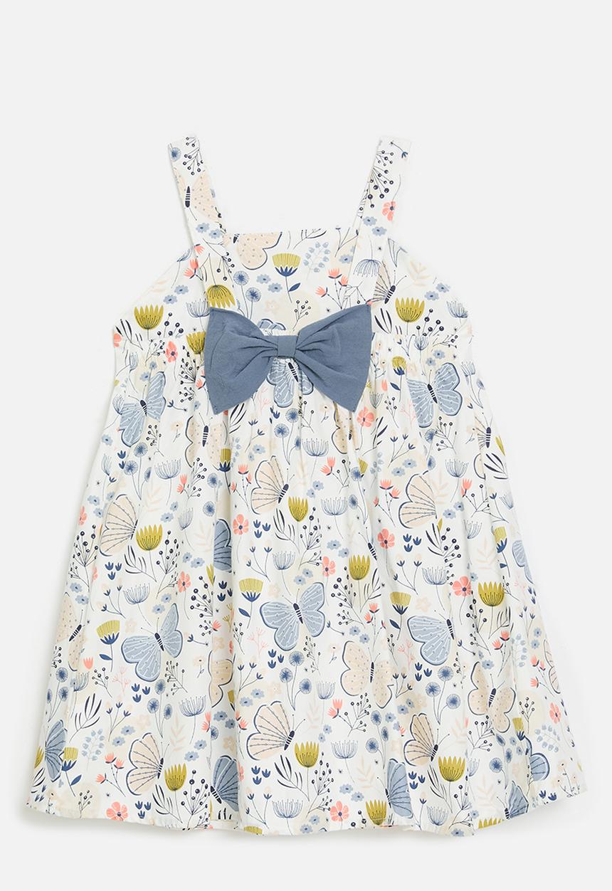 Pop Candy - Bow décor floral dress - multi