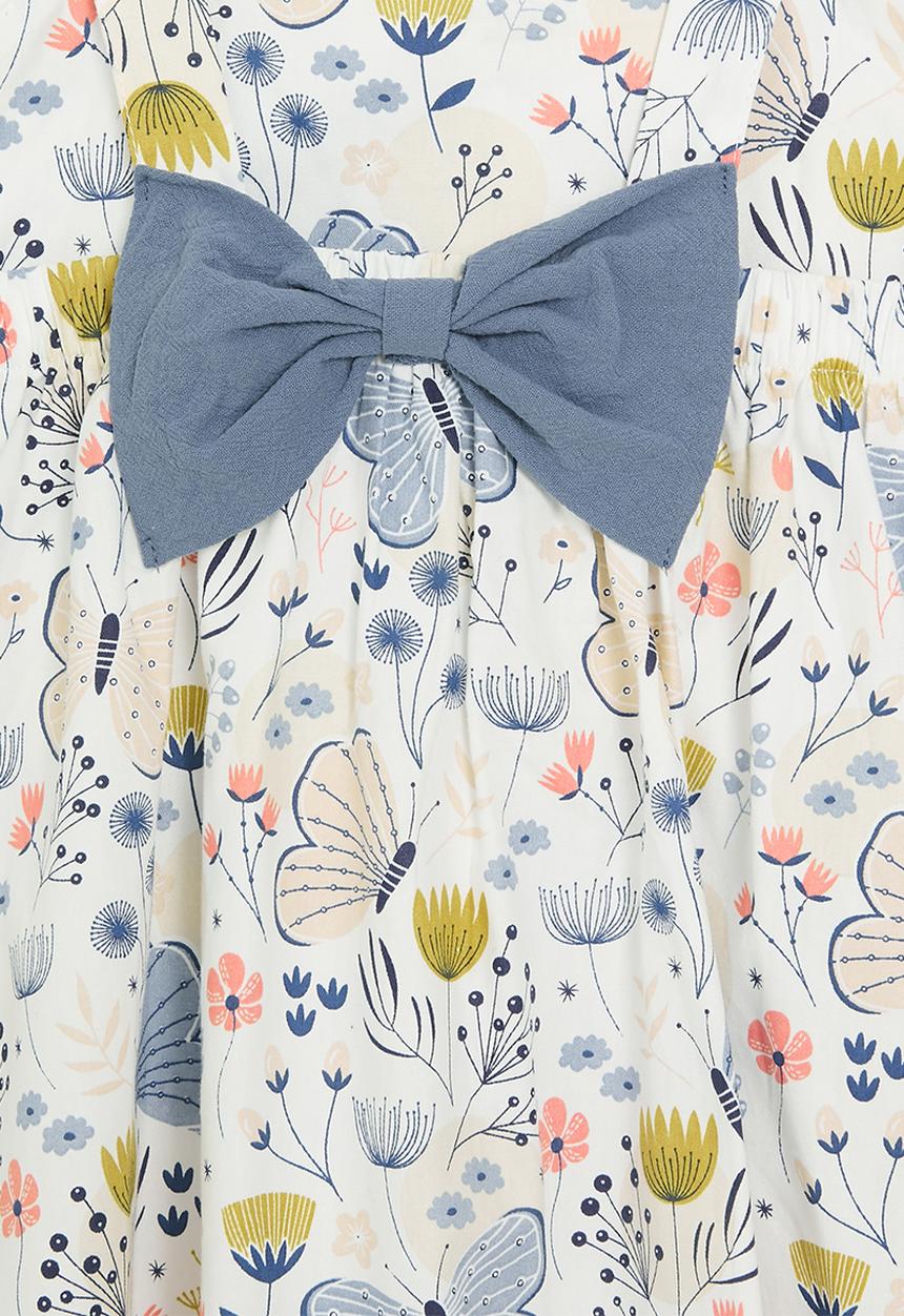 Pop Candy - Bow décor floral dress - multi