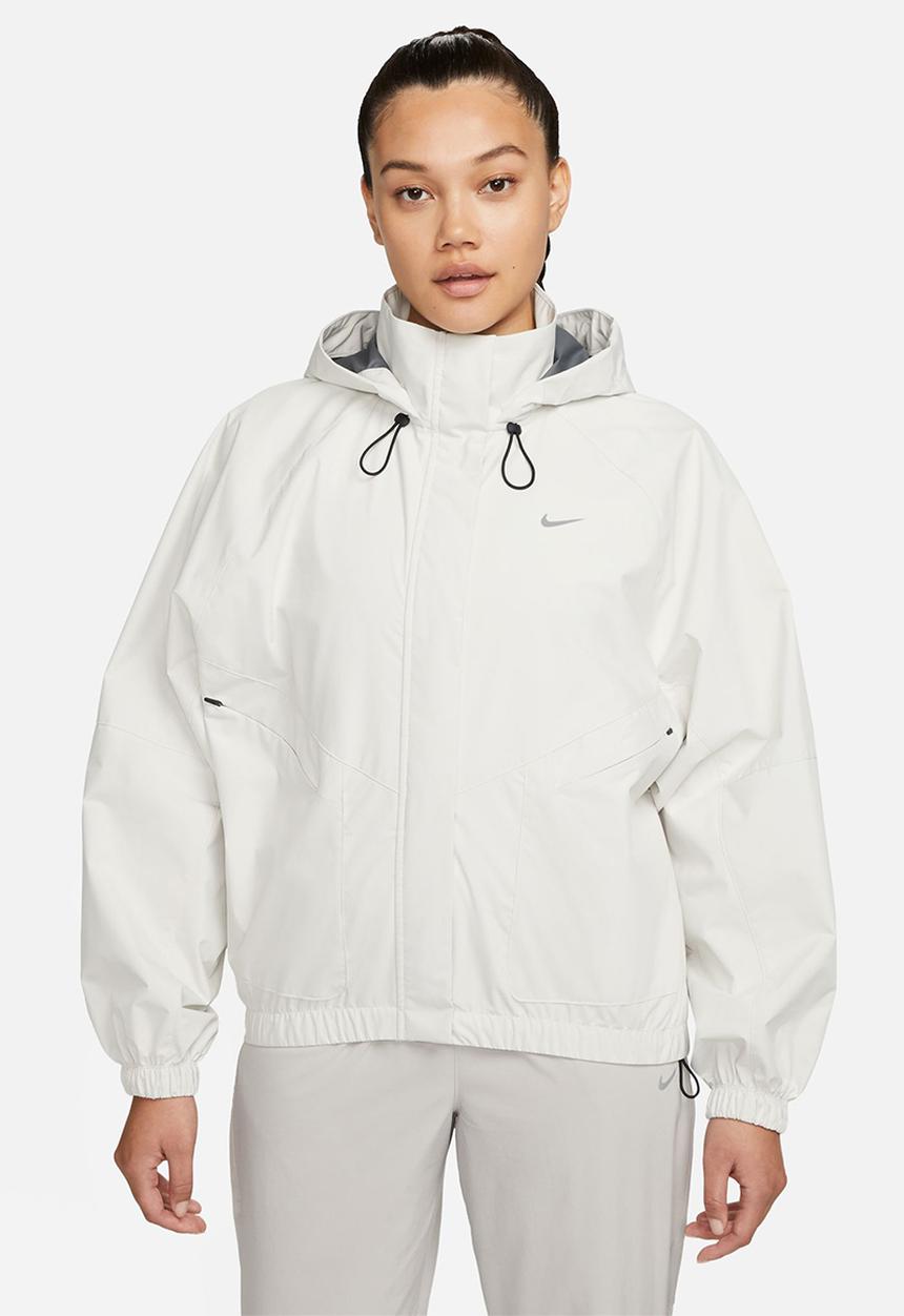 Nike - Nike Womens Swift Jacket - Pale Ivory/Black/Reflective Silv